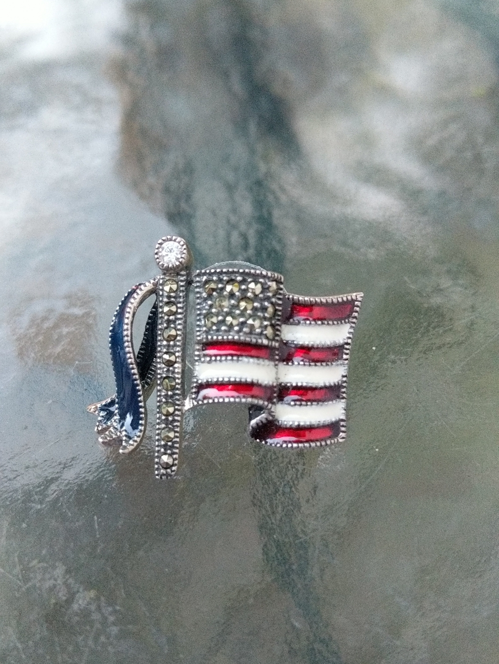 Judith Jack Sterling Silver Pin